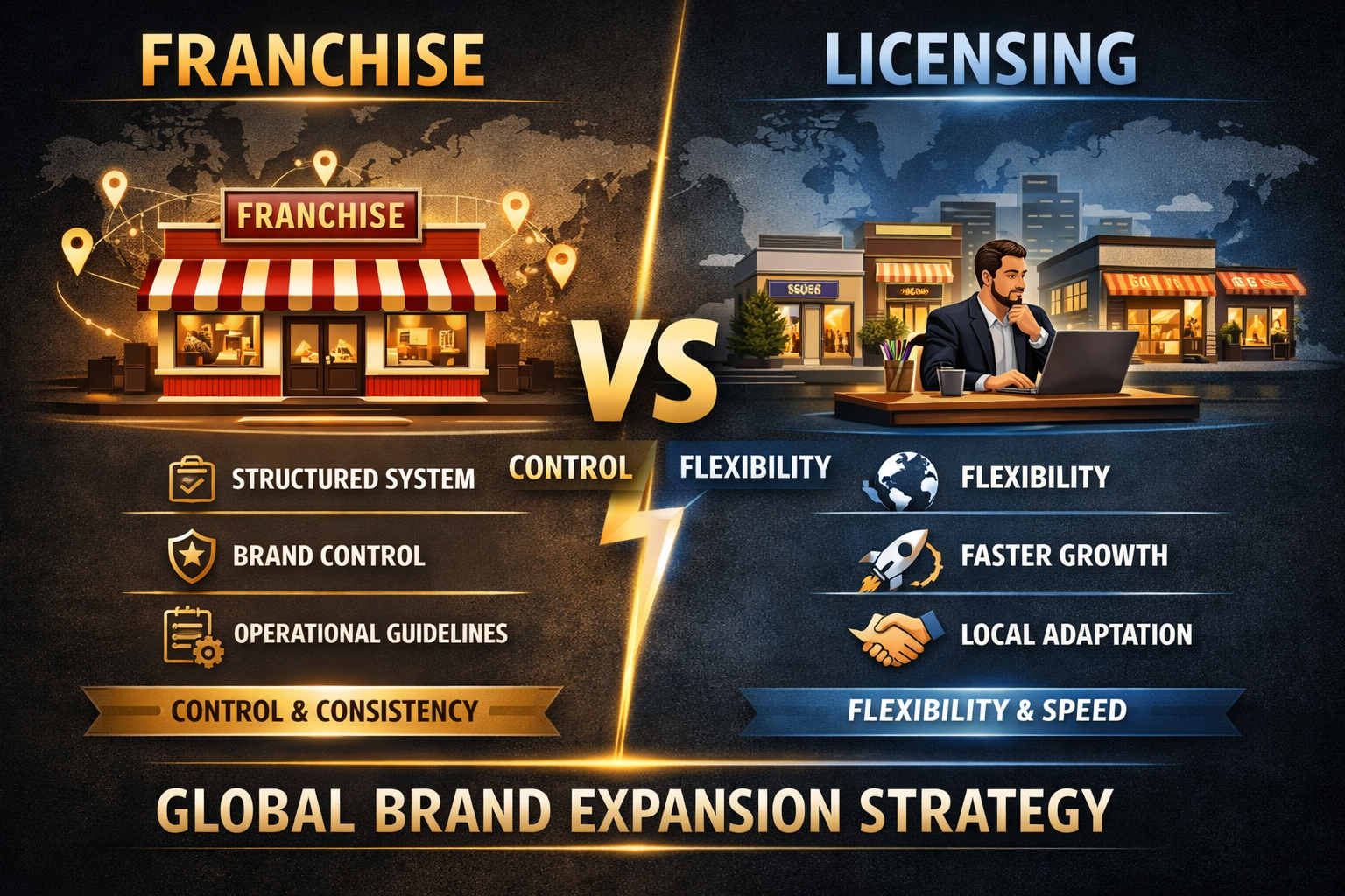 Franchise vs Licensing: What Smart Investors Actually Choose (And Why It Matters)