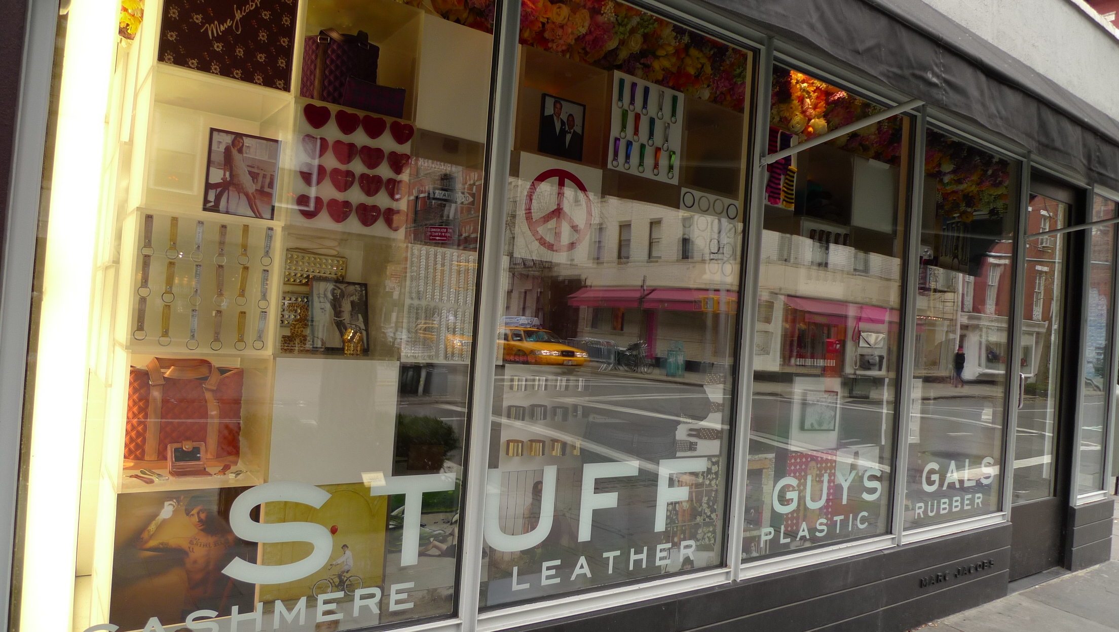Marc Jacobs storefront in Greenwich Village, New York, photographed in 2009